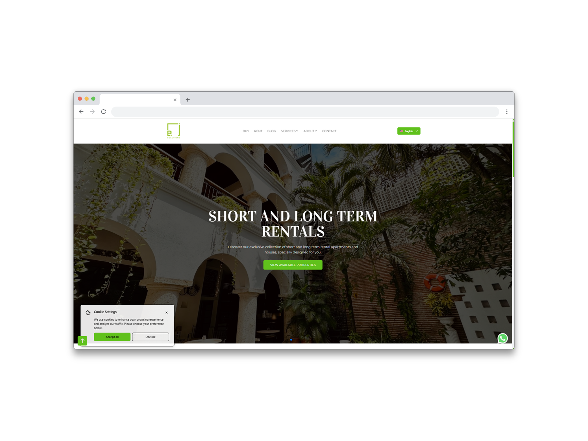Screenshot BR Solutions Project